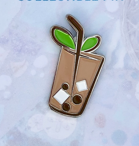 Chai Latte Enamel Pin - Tea Largo