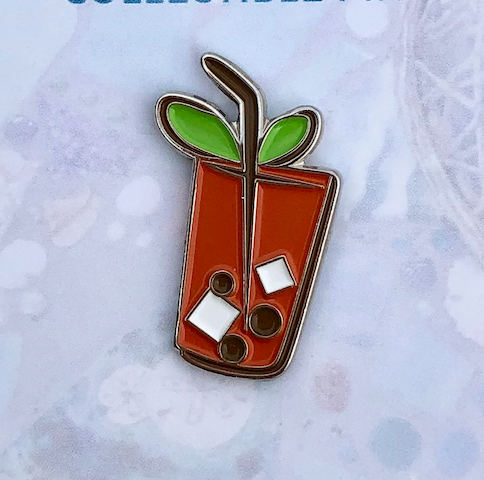 Thai Bubble Tea Enamel Pin - Tea Largo