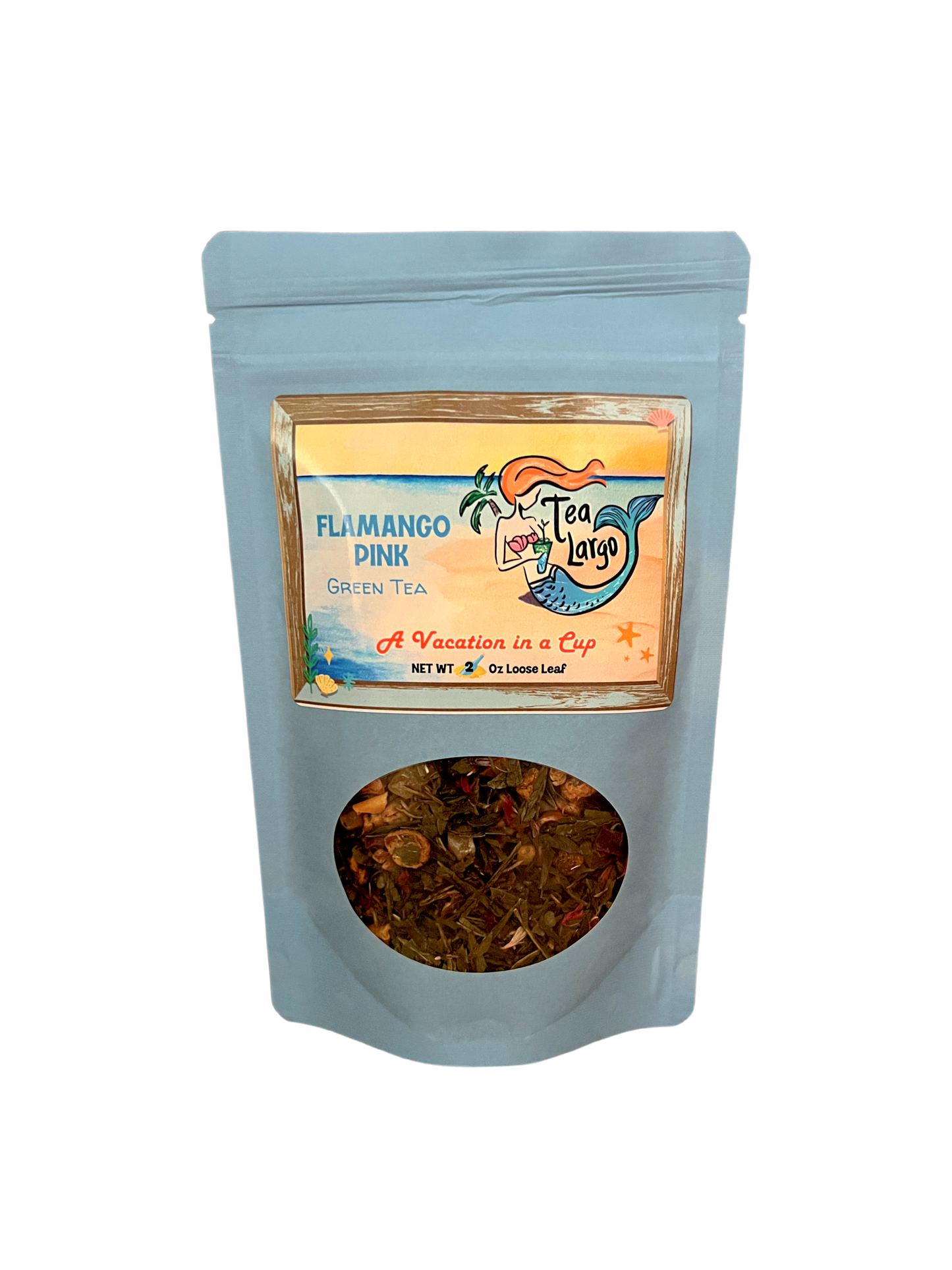 Flamango Pink Green Tea - Tea Largo