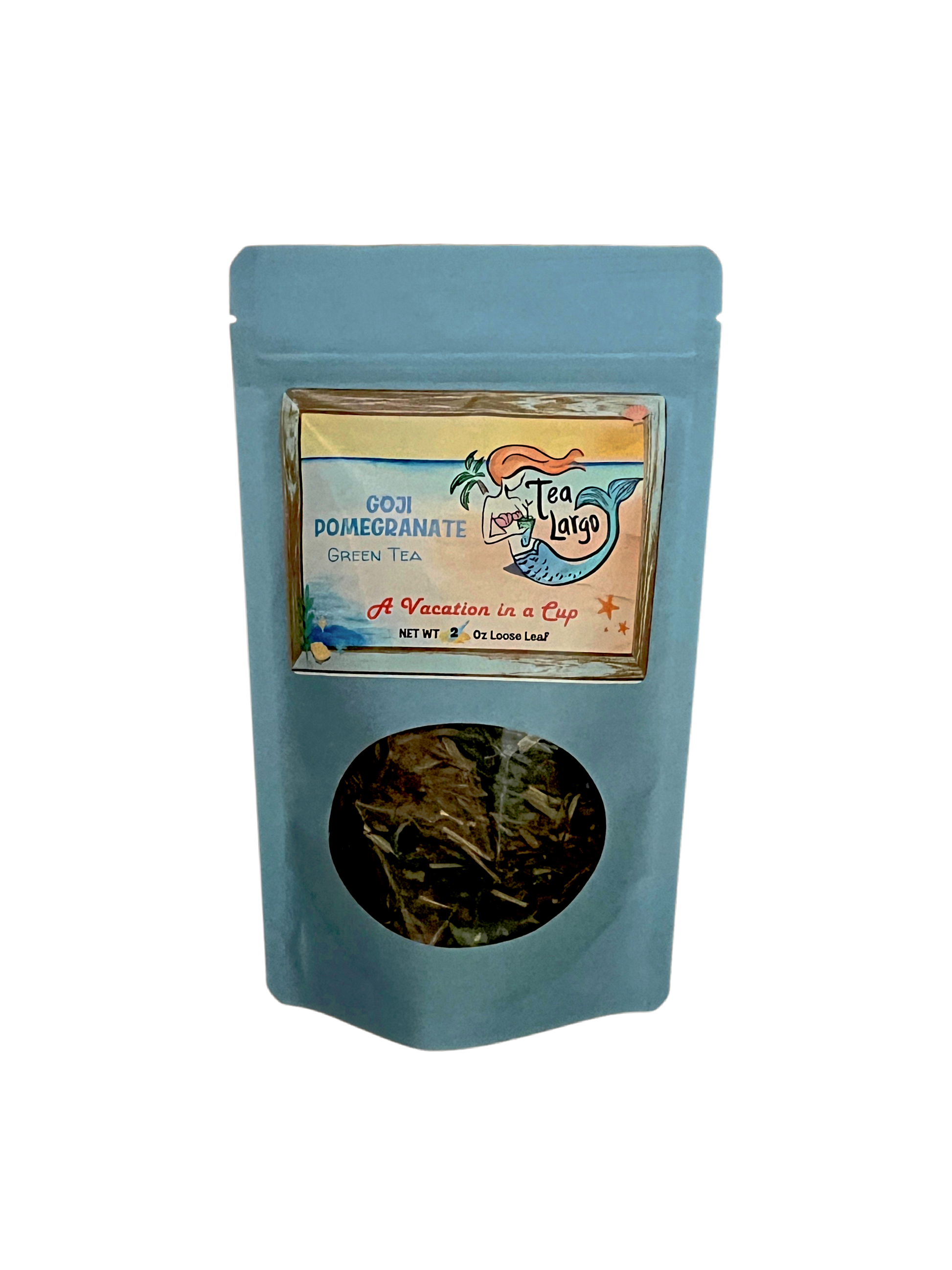 Goji Pomegranate Green Tea - Tea Largo