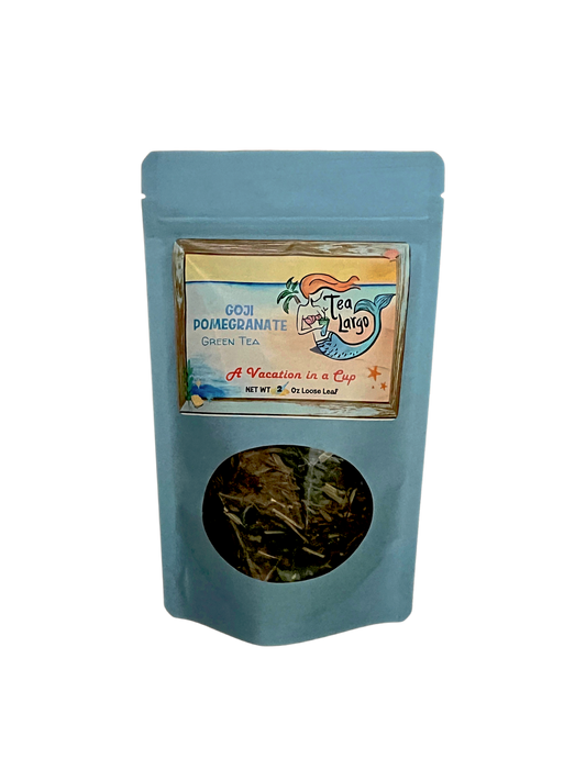 Goji Pomegranate Green Tea - Tea Largo