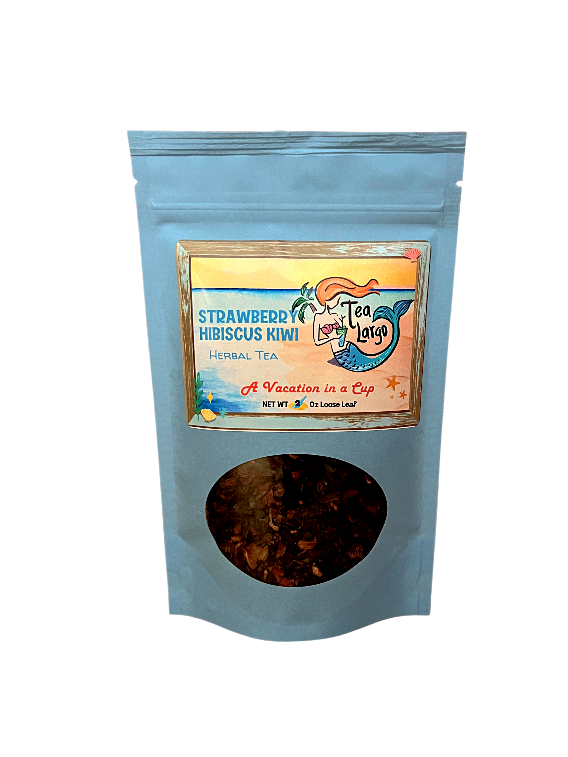 Strawberry Hibiscus Kiwi Herbal - Tea Largo